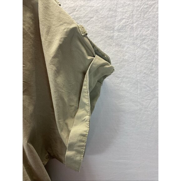 Pistola Pistachio Green Jumpsuit‎ zip front Size M military poplin short sleeve - Picture 5 of 16